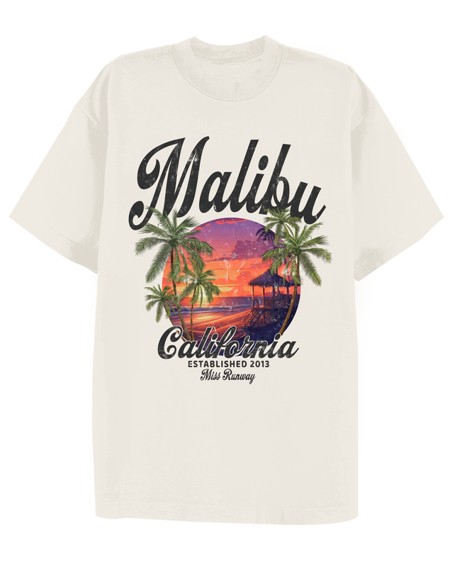 Malibu Printed T-shirt Adult