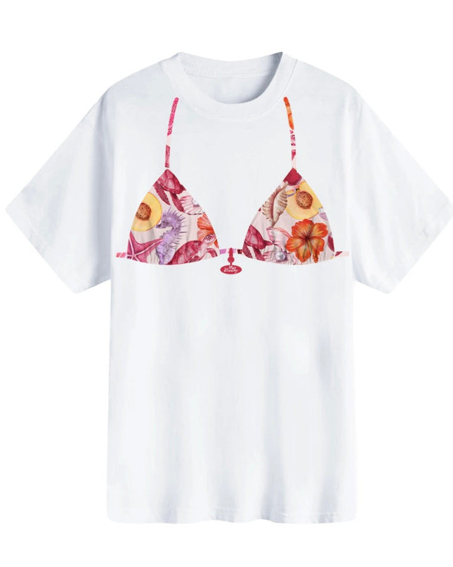 Summer Bikini Printed T-shirt Adult