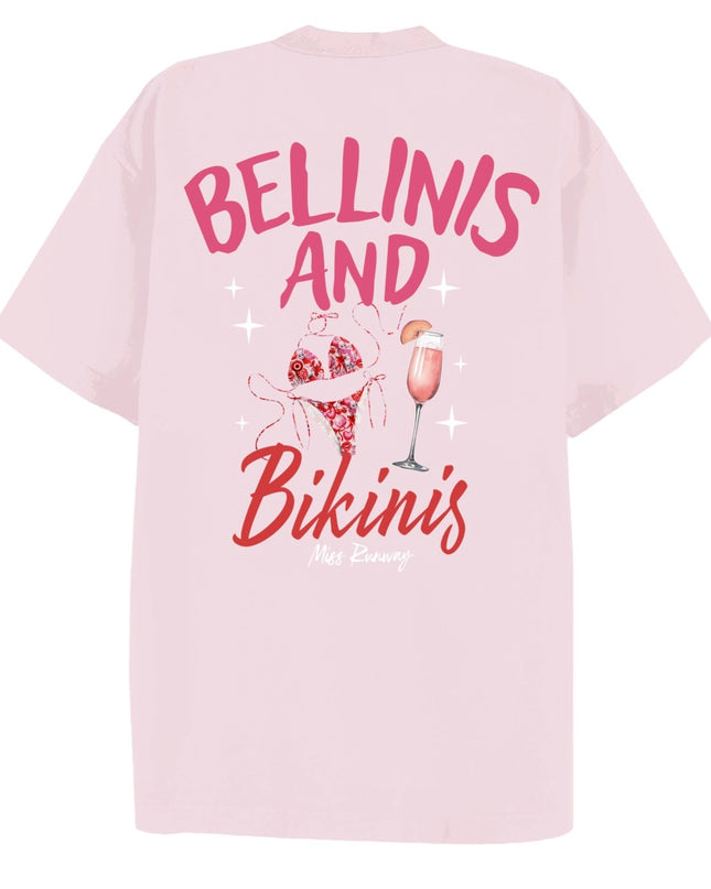 Bellinis And Bikinis Printed T-shirt Adult