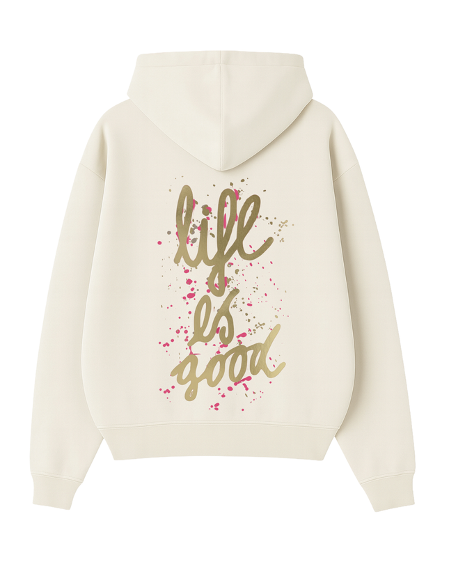 Life Is Good Printed Hoodie Adults
