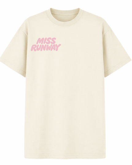 Miss Runway Established Pink Printed T-shirt Adult