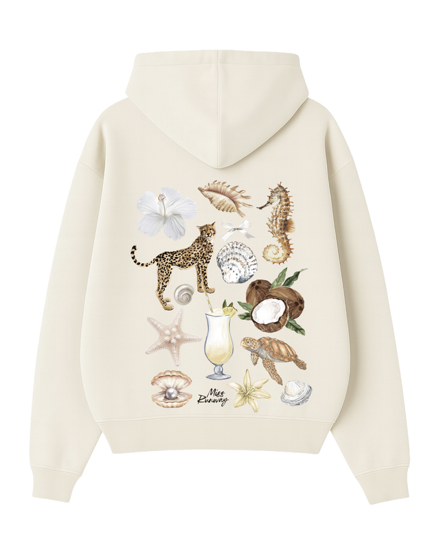 Seahorse Dreams Printed Hoodie Kids