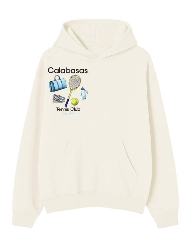 Calabasas Tennis Club Hoodie Adult