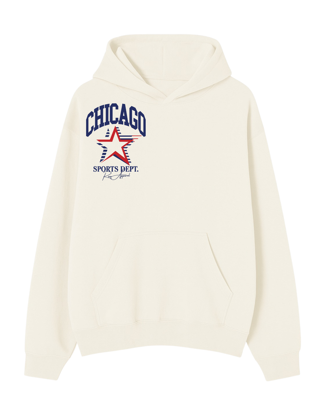 Chicago Sports Dept Printed Hoodie Kids