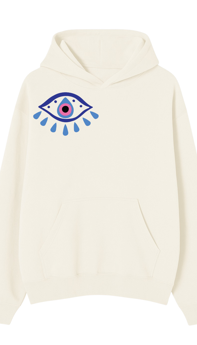 Pink Hamsa Hand Hoodie by Miss Runway – image 2