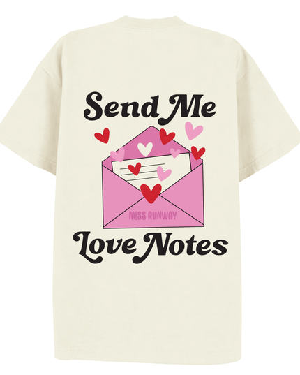 Send Me Love Notes Printed T-Shirt Kids