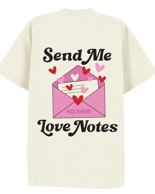 Send Me Love Notes Printed T-Shirt Kids
