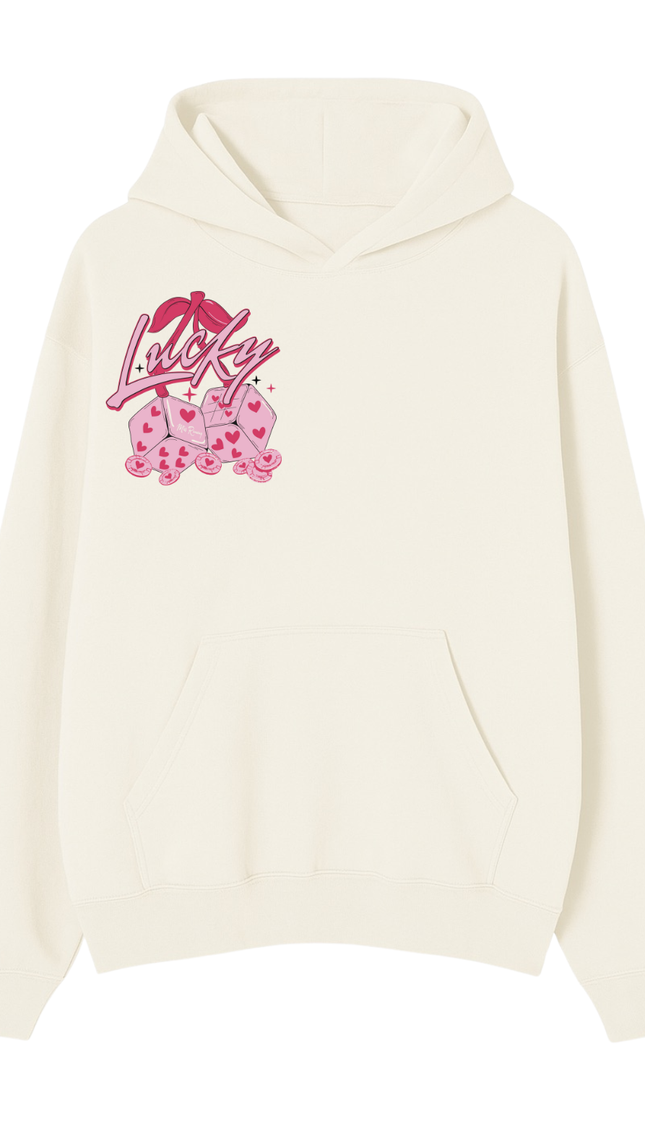 Lucky Printed Hoodie by Miss Runway – image 2