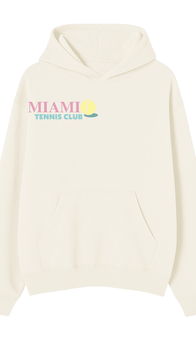 MIAMI Tennis Club Printed Hoodie by Miss Runway – image 2
