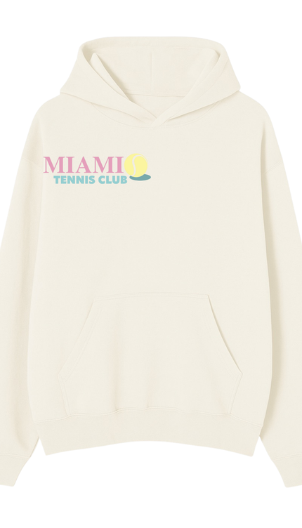 MIAMI Tennis Club Printed Hoodie by Miss Runway – image 2