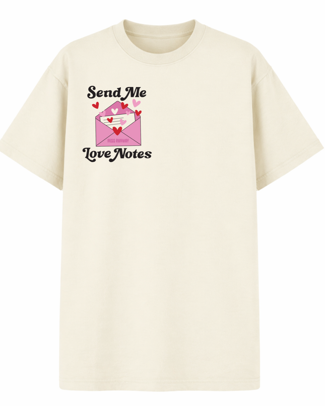 Send Me Love Notes Printed T-Shirt Kids