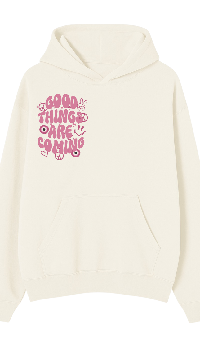 Good Things Are Coming Printed Hoodie by Miss Runway – image 2