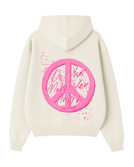 Do What Makes You Happy Printed Hoodie Kids