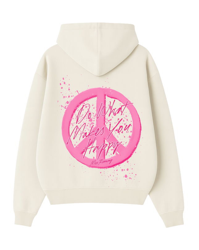 Do What Makes You Happy Printed Hoodie Kids