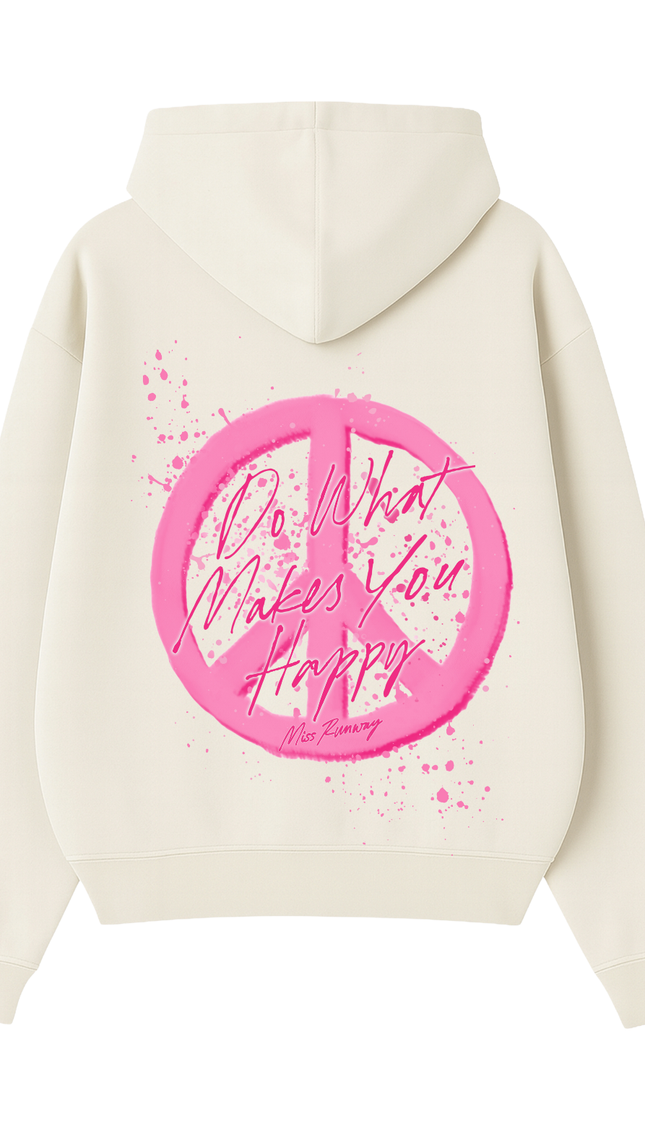 Do What Makes You Happy Hoodie – adult printed hoodie by Miss Runway