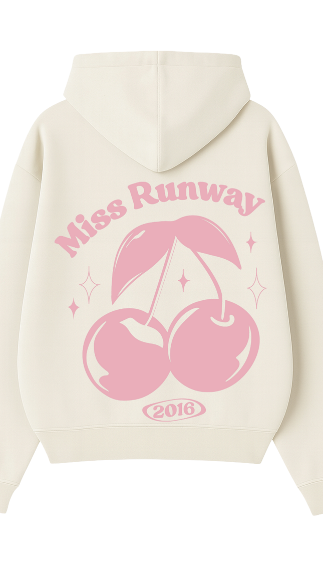 Cherry Hoodie – adult printed hoodie by Miss Runway