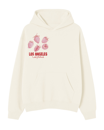 Strawberry Los Angeles Printed Hoodie