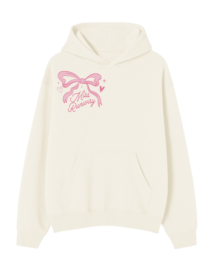 Ribbon Lovers Club Printed Hoodie Kids