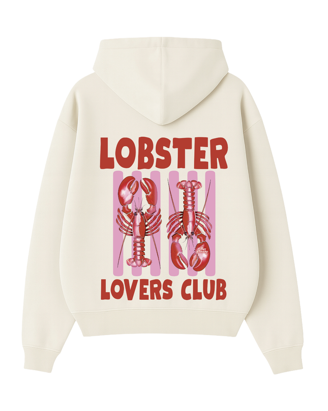 Lobster Lovers Club Printed Hoodie Kids