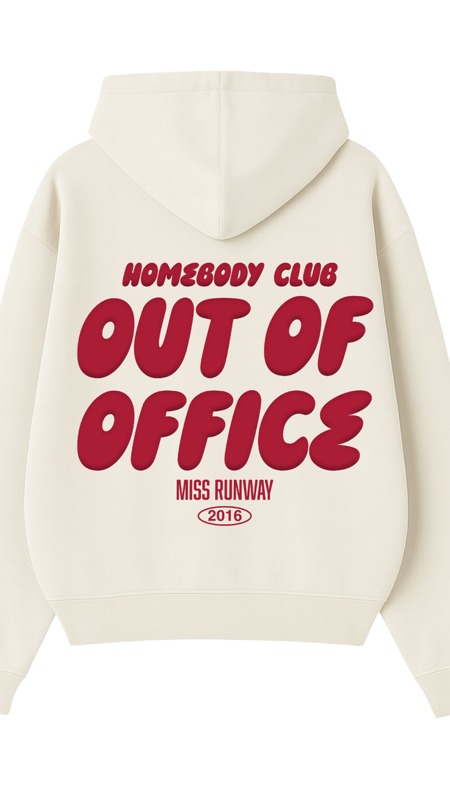 Out Of Office Hoodie – adult printed hoodie by Miss Runway