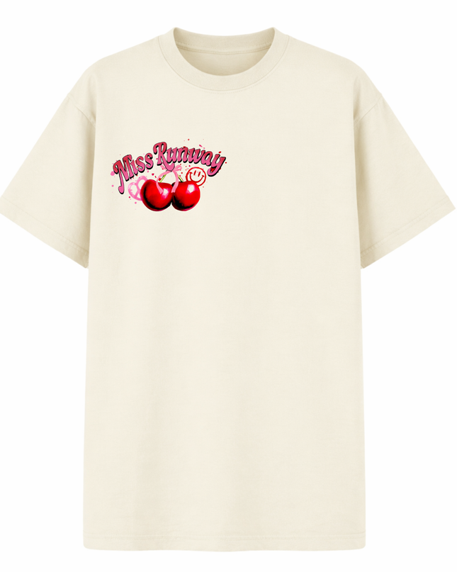 Cherry Lips Printed T-Shirt Kids
