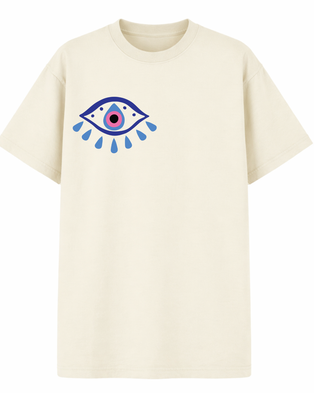 Hamsa Hand Pink Printed T-Shirt Kids