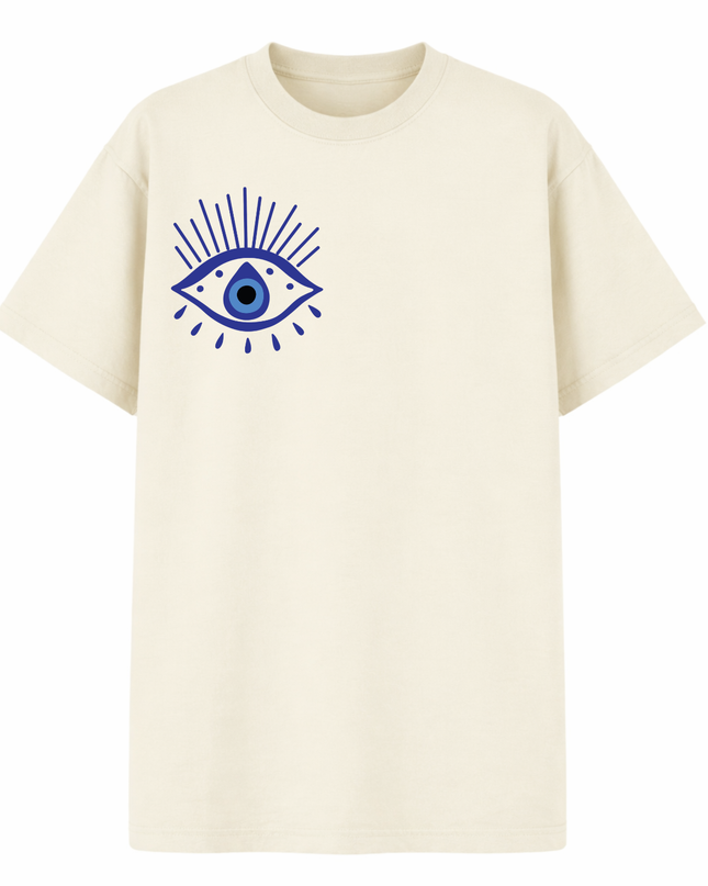 Hamsa Hand Blue Printed T-Shirt Kids