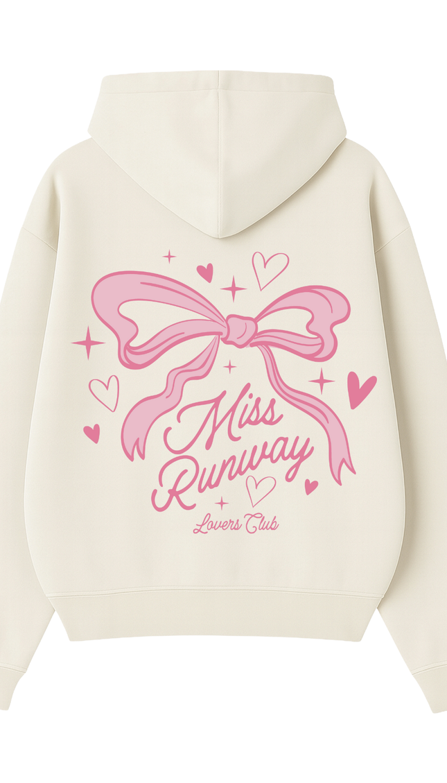 Ribbon Lovers Club Hoodie – adult printed hoodie by Miss Runway
