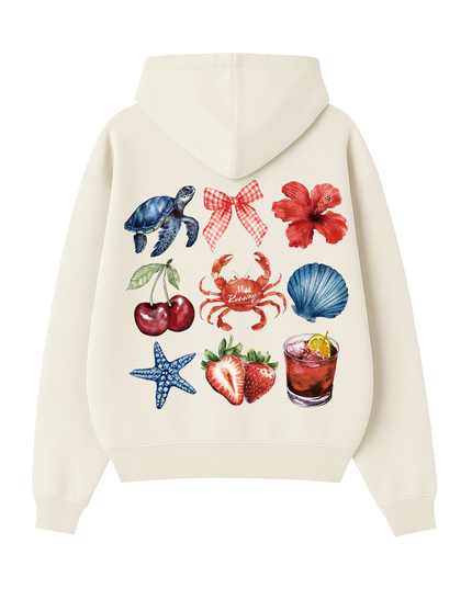 Strawberry Sunshine Printed Hoodie