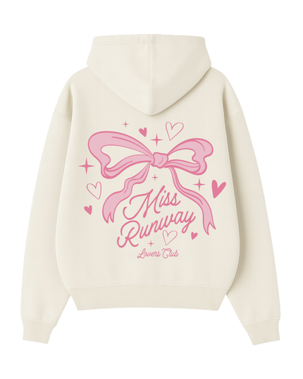 Ribbon Lovers Club Printed Hoodie Kids