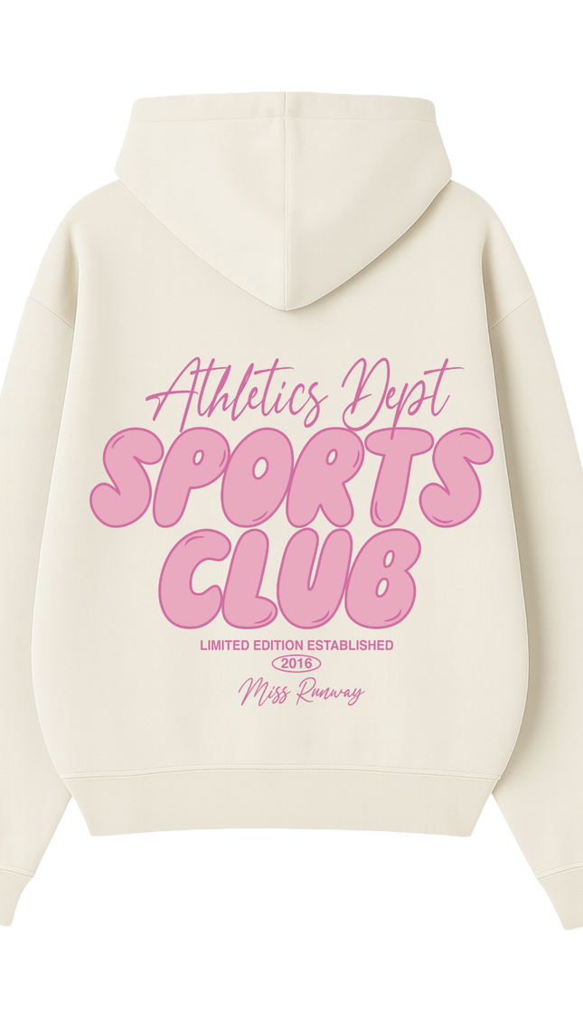 Athletics Dept Sports Club Hoodie – adult printed hoodie by Miss Runway