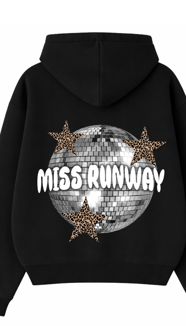 Miss Runway Disco Hoodie – adult printed hoodie by Miss Runway