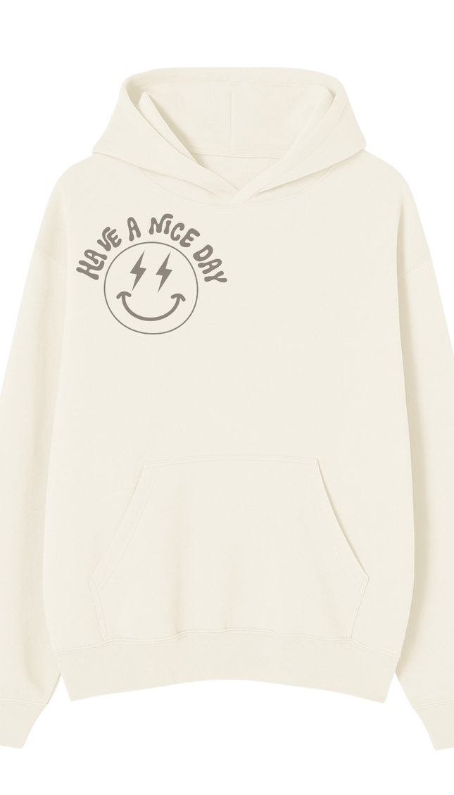Have A Nice Day Smiley Hoodie by Miss Runway – image 2