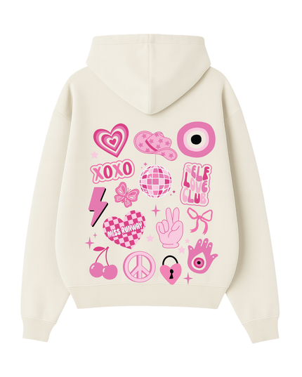 XOXO Self Love Club Disco Hoodie