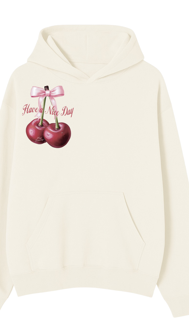 Have A Nice Day Cherry Bow Hoodie by Miss Runway – image 2