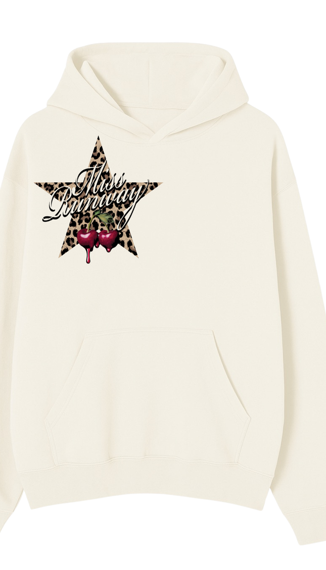 Miss Runway Leopard Star Hoodie by Miss Runway – image 2