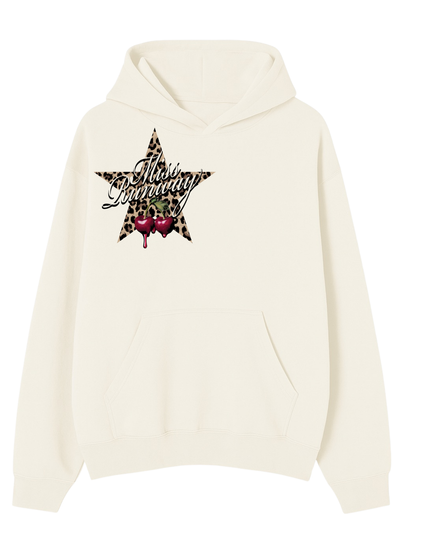 Miss Runway Leopard Star Hoodie