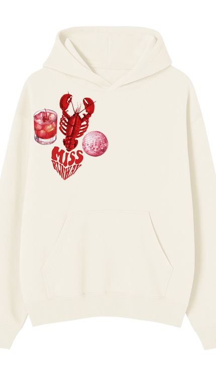 Disco Lobster Printed Hoodie by Miss Runway – image 2