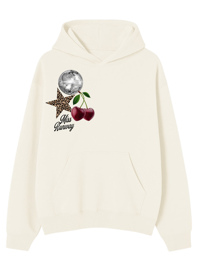 Leopard Star, Cherry, Lips Hoodie