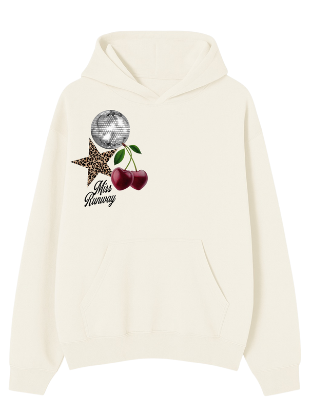 Leopard Star, Cherry, Lips Hoodie