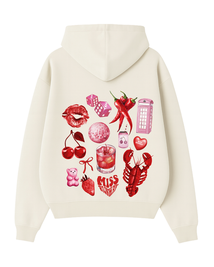 Disco Lobster Printed Hoodie