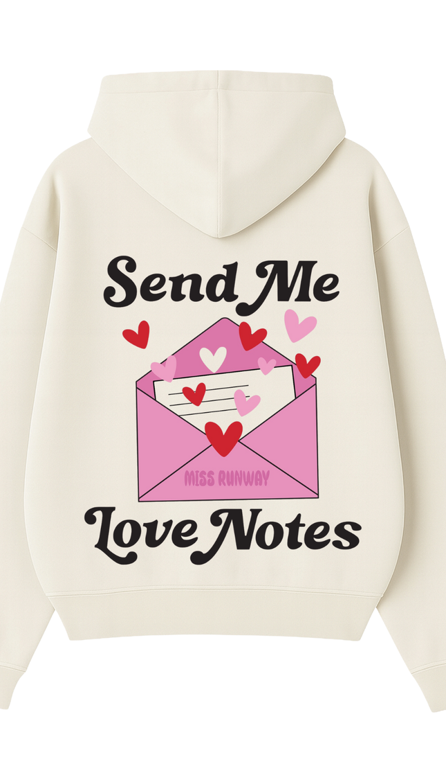 Love Notes Hoodie – adult printed hoodie by Miss Runway