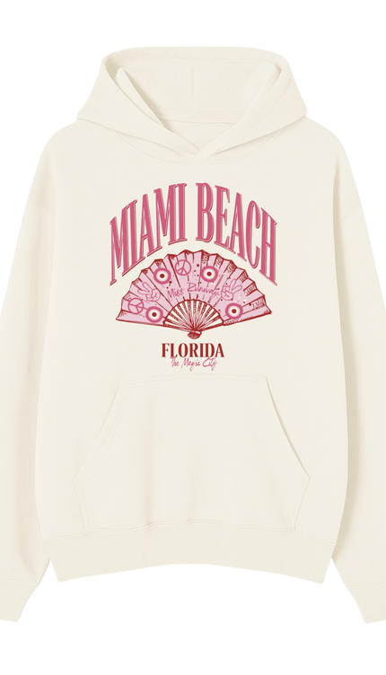 MIAMI Beach Printed Hoodie – adult printed hoodie by Miss Runway