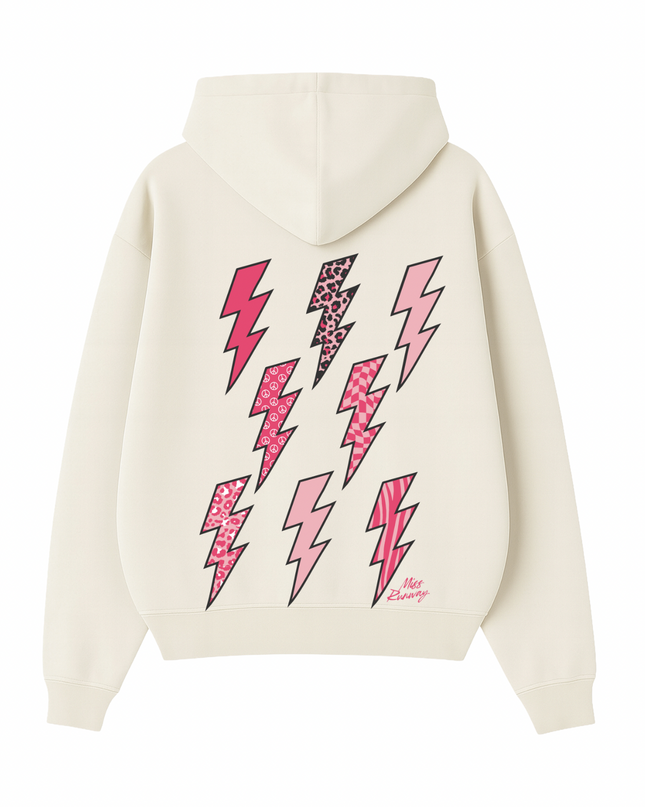 Lightning Bolt Printed Hoodie