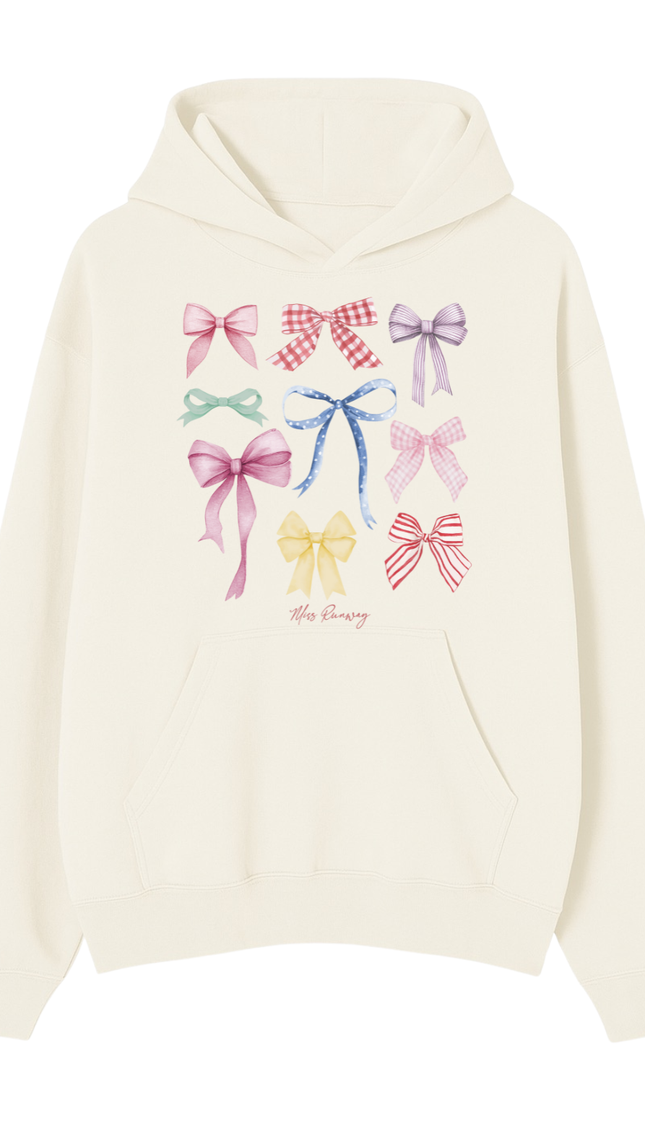 Ribbon Printed Hoodie – adult printed hoodie by Miss Runway