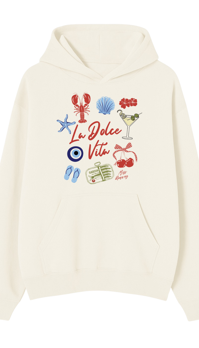 La Dolce Vita Icons Hoodie – adult printed hoodie by Miss Runway