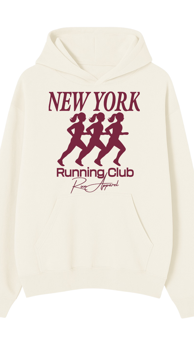 New York Running Club Runners Hoodie – adult printed hoodie by Miss Runway