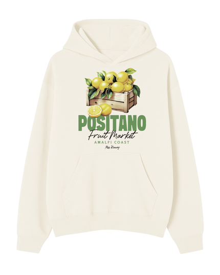Positano Fruit Market Printed Hoodie Kids
