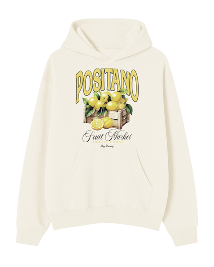 Positano Lemons Printed Hoodie Kids