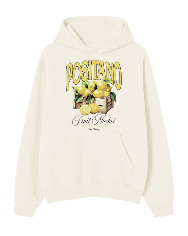 Positano Lemons Printed Hoodie Kids